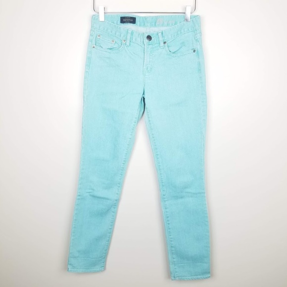 J. Crew Denim - J Crew 28 Tall Ankle Toothpick Yarn Dyed Jeans